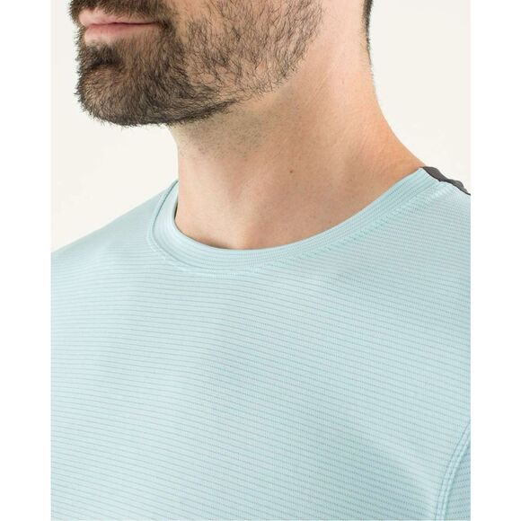 LULULEMON Men’s Aquamarine Precision Tee Size Large - Picture 3 of 11
